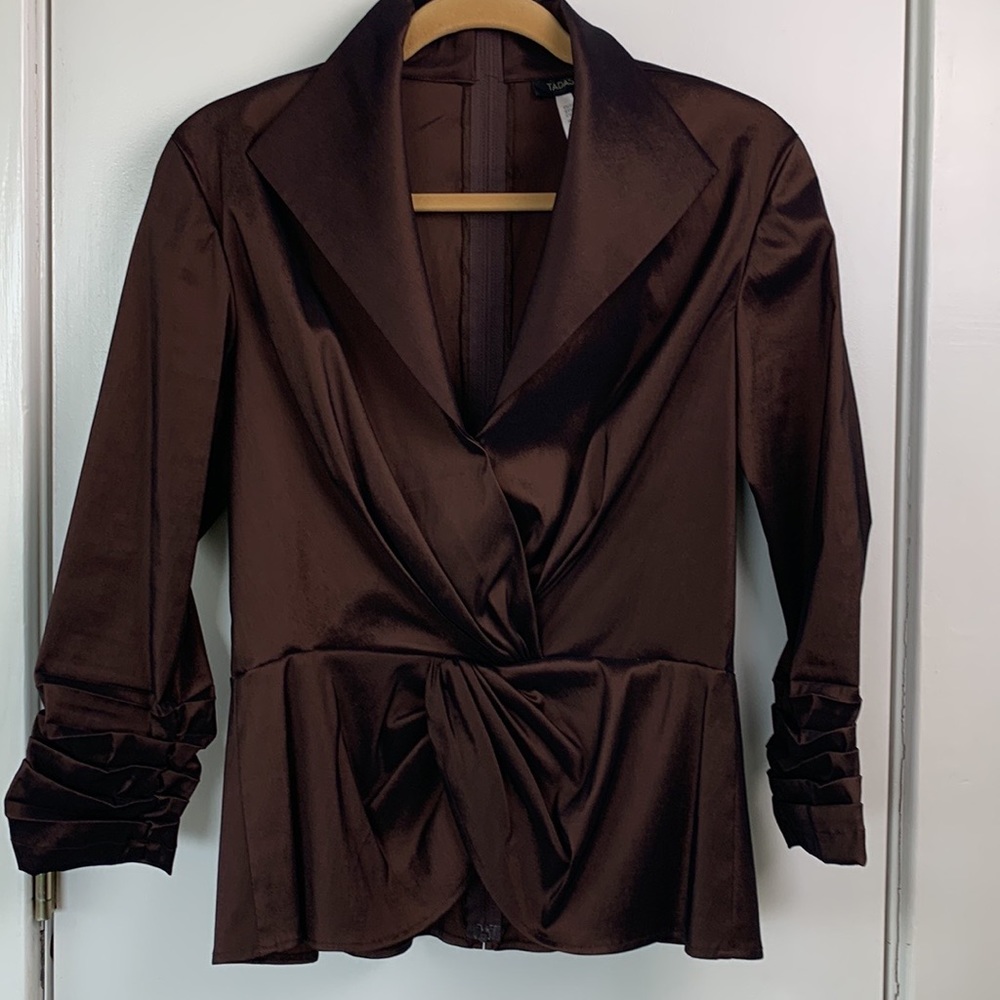 Tadashi Shoji dress blouse size 10